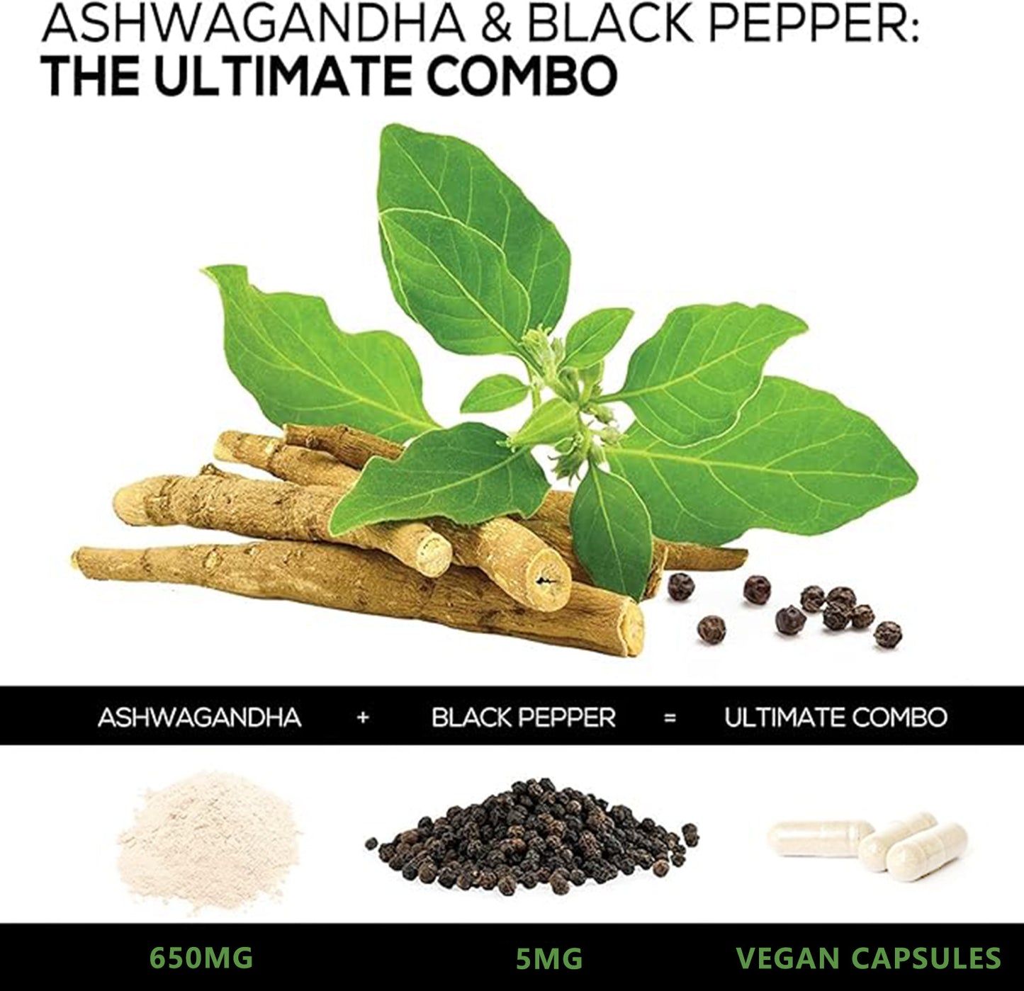 Ashwagandha Capsules – Organic Stress, Mood & Energy Support
Vegan adaptogen for calm energy, immune health & daily resilience.