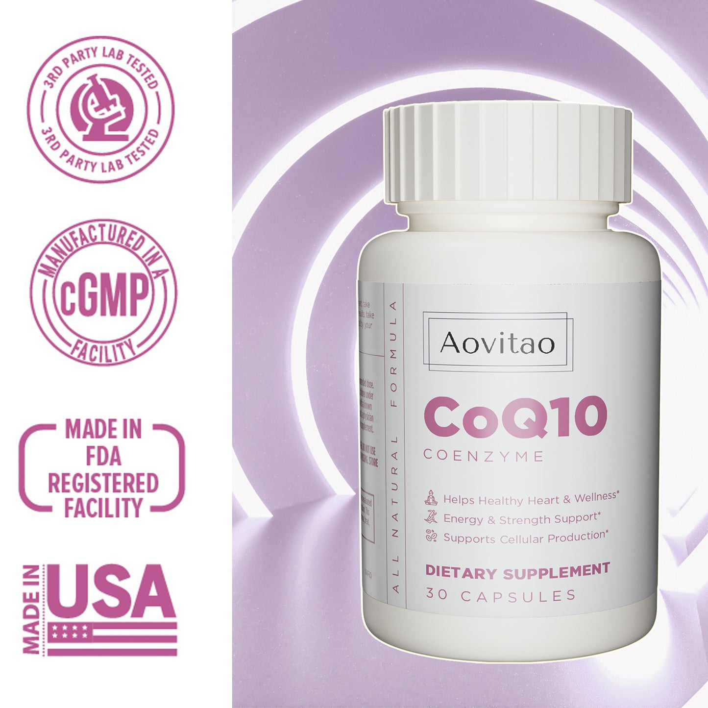 CoQ10 for Women – 200mg Antioxidant & Immune Support
Vegan capsules for heart, hormone & detox health.