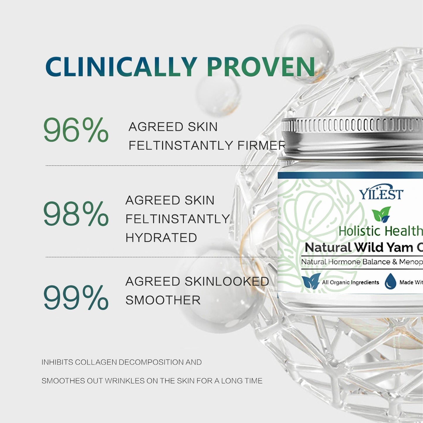 Chinese Yam Face Cream – Hormonal Balance & Moisture
Nourishing vegan cream for skin hydration, tone & hormone-related dryness.