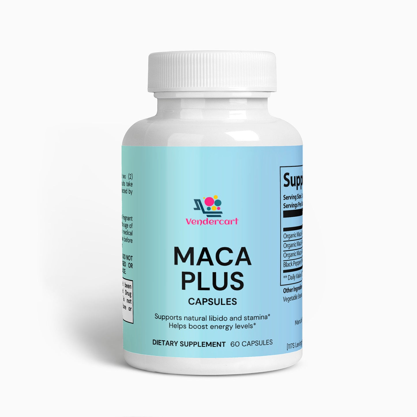 Maca Plus Triple Maca Blend
Energy • Hormone Balance • Vitality
Vegan • Red, Black & Yellow Maca • 100% Natural