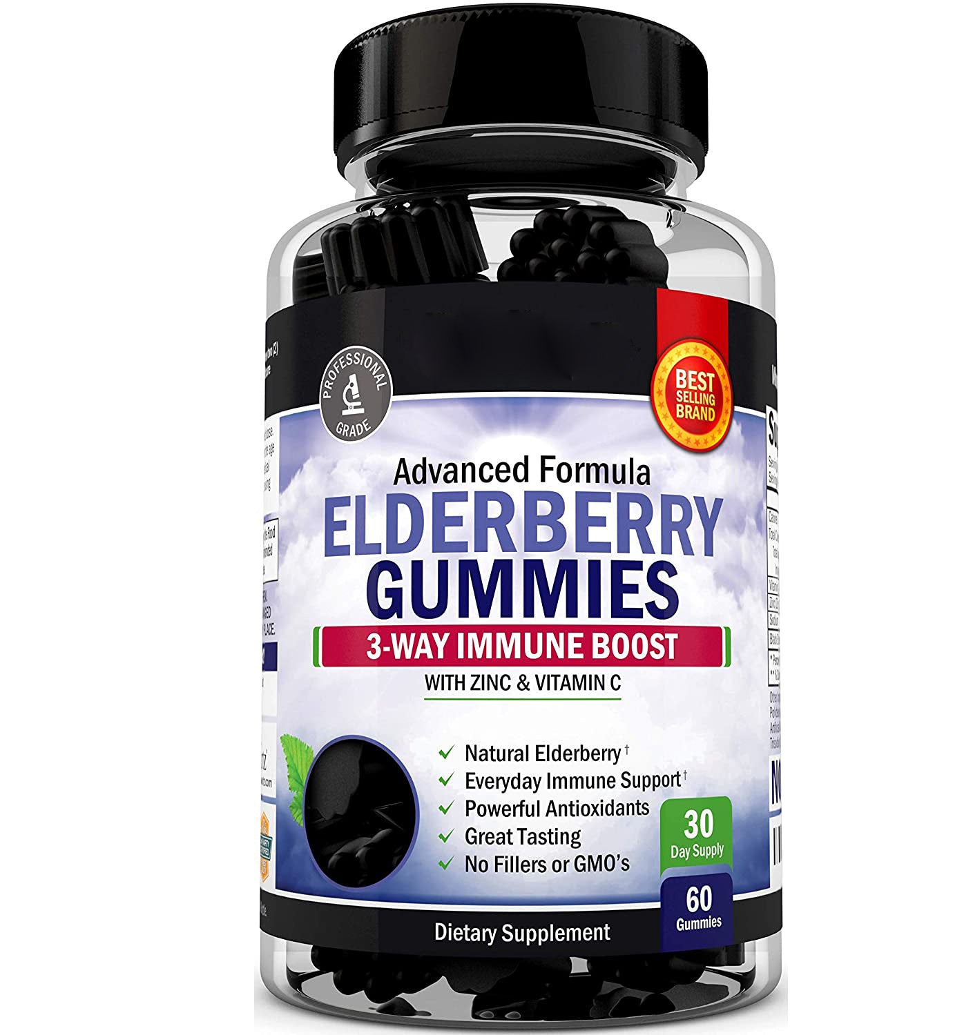 Elderberry Gummies – Vegan Immune Support
Plant-based daily defense with elderberry, zinc & vitamin C.