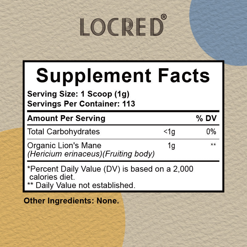 lion’s mane mushroom powder, vegan brain support, mushroom nootropic, cognitive clarity supplement, nerve regeneration support, focus powder supplement, organic lion’s mane, lion's mane extract vegan, mushroom for memory and mood, adaptogen mushroom supplement, plant-based cognitive booster, vegan brain and nerve health, herbal nootropic powder, memory clarity mushroom, superfood for brain focus