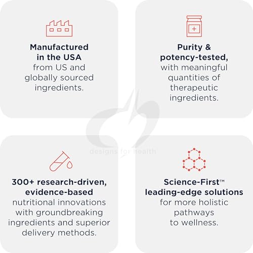 Designs for Health Immune Support Packets - One Month Supply Vitamin Packs with Immunitone Plus Mushroom Complex + Herbs, NAC, Vitamin D + K, Zinc + Vitamin C (30 Packets)