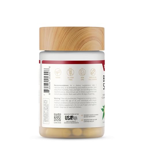 Snap Supplements Blood Sugar Blend – Glucose Support – 60 Capsules