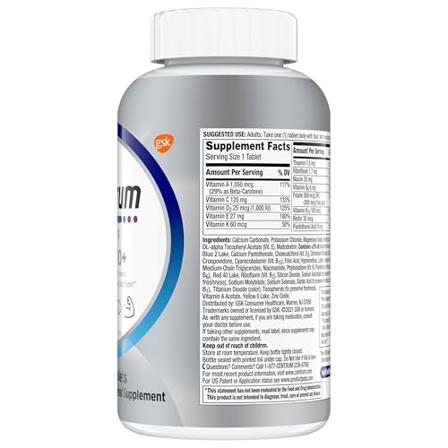 Centrum Silver Men 50+ – D3, B12 & Zinc for Heart, Memory & Immunity