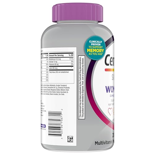 Centrum Silver Women 50+ Multivitamin for Memory & Vitality – 200 Ct