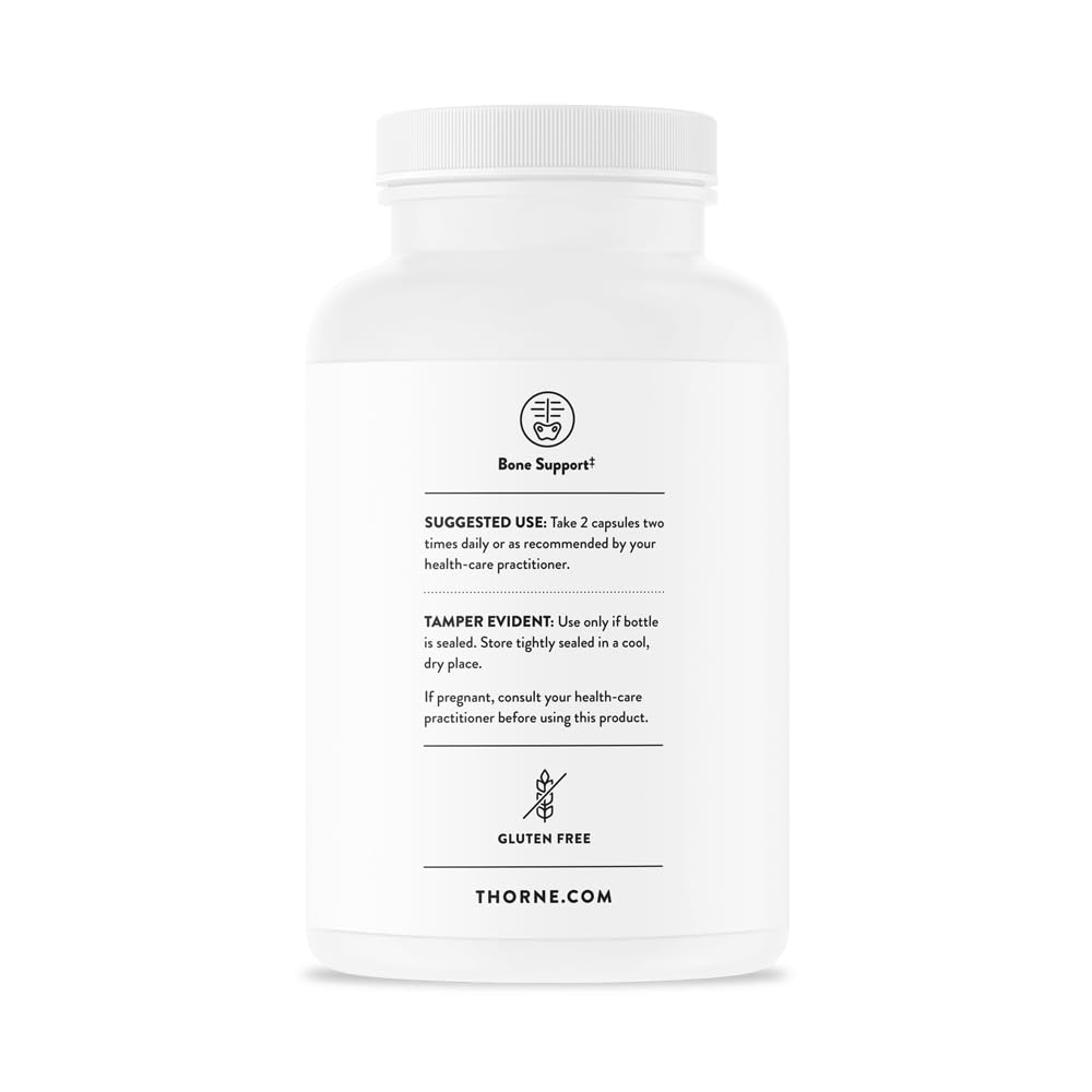 THORNE Advanced Bone Support – Calcium & Vitamin D Bone Health 120 Ct