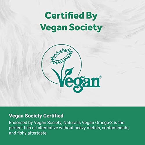 Naturalis Vegan Omega-3 – DHA, EPA & DPA Algae Oil | 120 Softgels