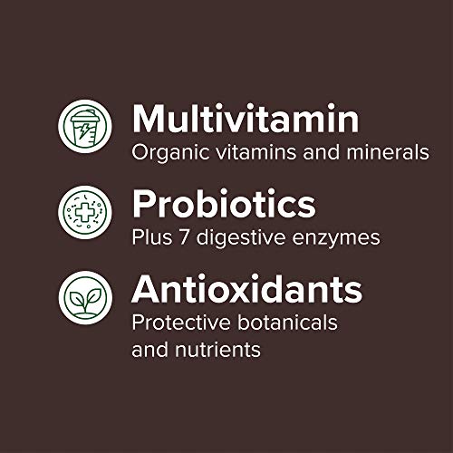 Vibrant Health, Maximum Vibrance, Complete Vegan Meal Shake with Plant-Based Protein, Vanilla Bean, 15 Servings