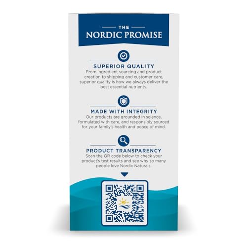 Nordic Naturals Ultimate Omega, Lemon Flavor - 120 Soft Gels - 1280 mg Omega-3 - High-Potency Fish Oil Supplement with EPA & DHA - Promotes Brain & Heart Health - Non-GMO - 60 Servings