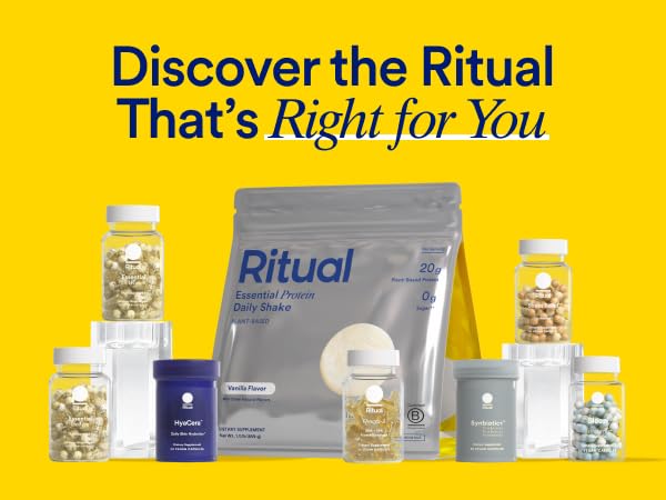 Ritual Women’s Multivitamin 18+ – Vegan DHA, B12, D3, Iron – 60 Ct