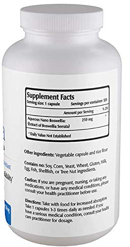 Nano Boswellia 250mg – Cognitive, Brain & Inflammation Support 120 Ct (69 characters)