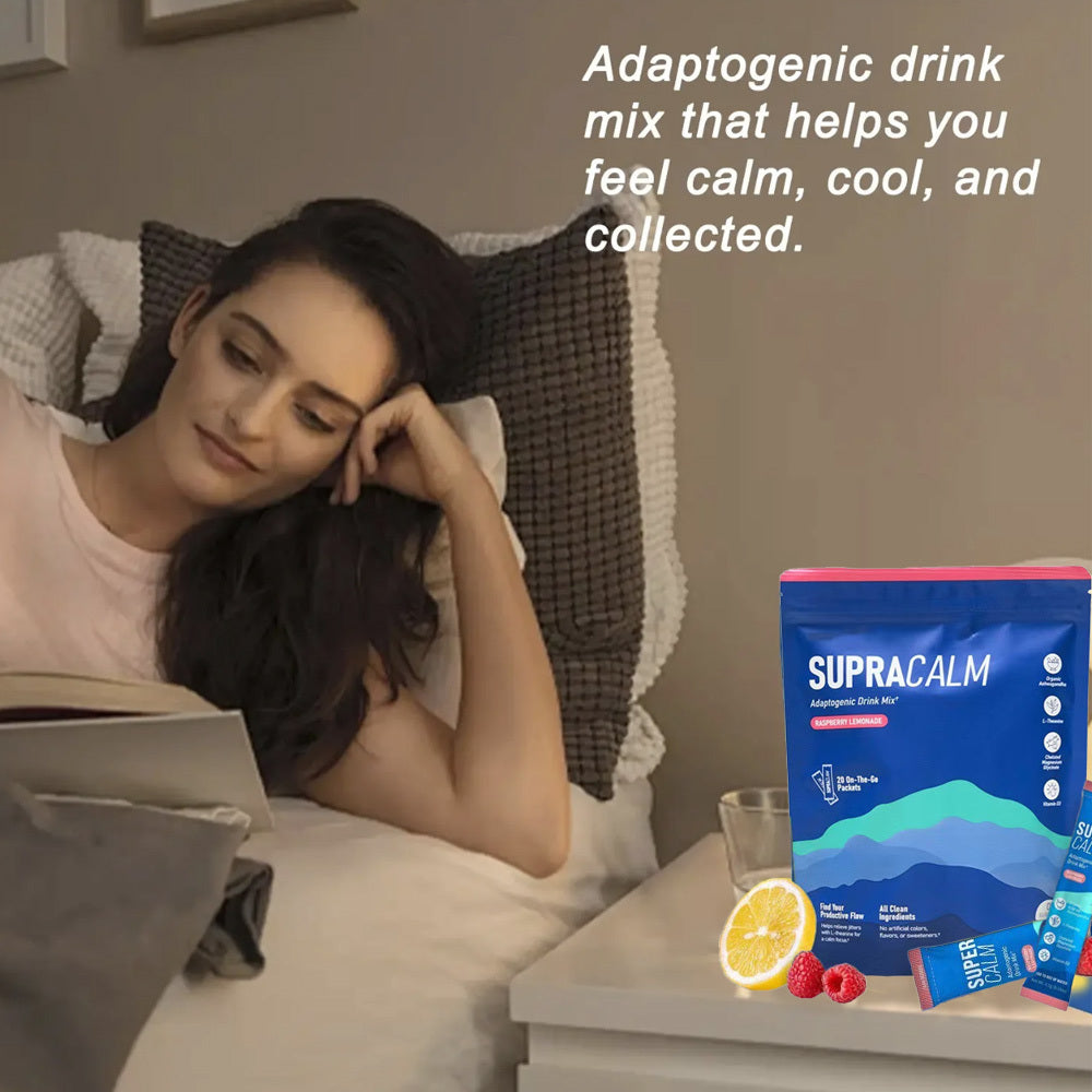 Nello Supercalm Drink Mix
Sugar-free powdered drink with L-Theanine, KSM-66 & Magnesium for calm & clarity.