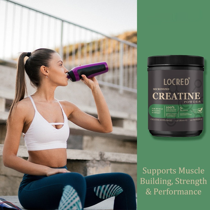 Creatine Powder – Vegan Strength & Energy
Clean plant-based muscle energy & recovery support for athletic performance.
