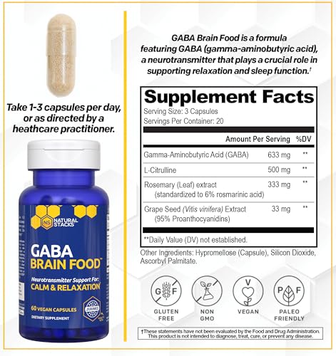GABA Brain Food – Support for Calm, Relaxation & Restful Sleep