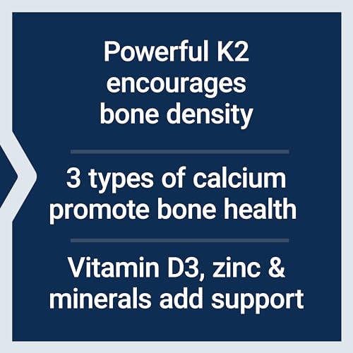 Life Extension Bone Restore Elite – Calcium, D3, K2 & Magnesium Support 120 Ct