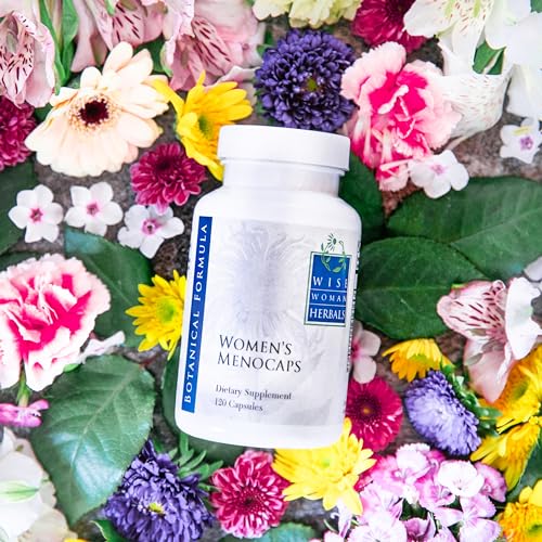 Wise Woman Herbals – Women’s Menocaps – 120 caps - All-Natural Menopause Supplement - for Hot Flashes, Mood Swings and Night Sweats During Menopause, Promotes Emotional Balance