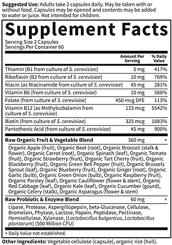 Garden of Life, Raw Vitamin Code B Complex, 120 Veggie Capsules