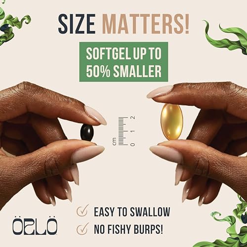 Orlo Omega 3 – Triple Strength Vegan DHA & EPA – 60 Mini Softgels