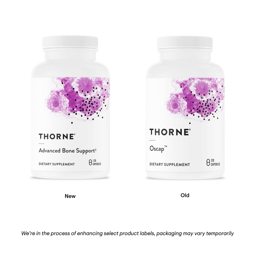 THORNE Advanced Bone Support – Calcium & Vitamin D Bone Health 120 Ct