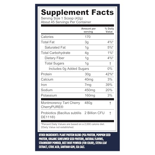 Vega Sport Protein – Berry, Vegan Plant-Based, NSF Certified, 4 lb