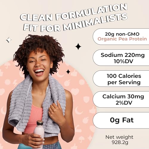 Future Kind Vegan Protein Powder, Vanilla, Pea Plant Protein for Lean Muscle with Iron & Fiber, Whey-Free, Sugar-Free, Soy-Free, Non-Dairy (34 Servings)
