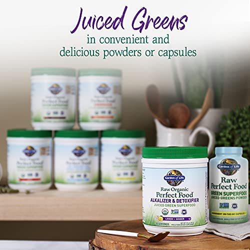 Garden of Life Raw Organic Detox Greens – Lemon Ginger, 30 Servings