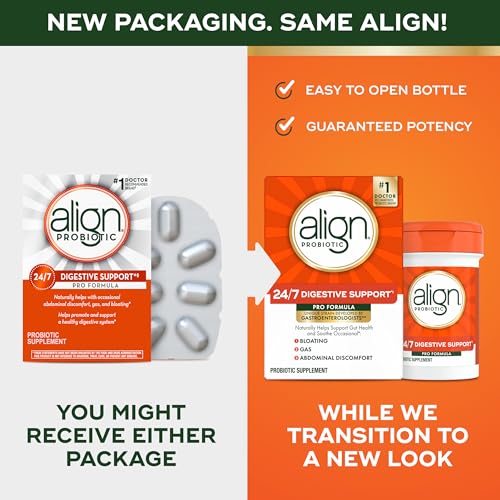 Align Probiotic – Daily Digestive, Bloating, Gas & Gut Health Support