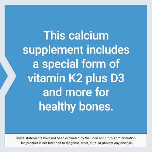 Life Extension Bone Restore Elite – Calcium, D3, K2 & Magnesium Support 120 Ct