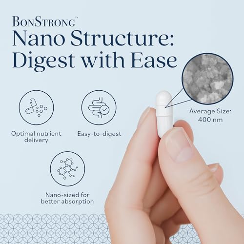 Nano Calcium with MSM & D3 – Bone, Joint & Bone Density Support 120 Ct