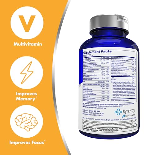 Focus Factor Brain & Vision Supplement – Memory + Eye Health – 120 Ct