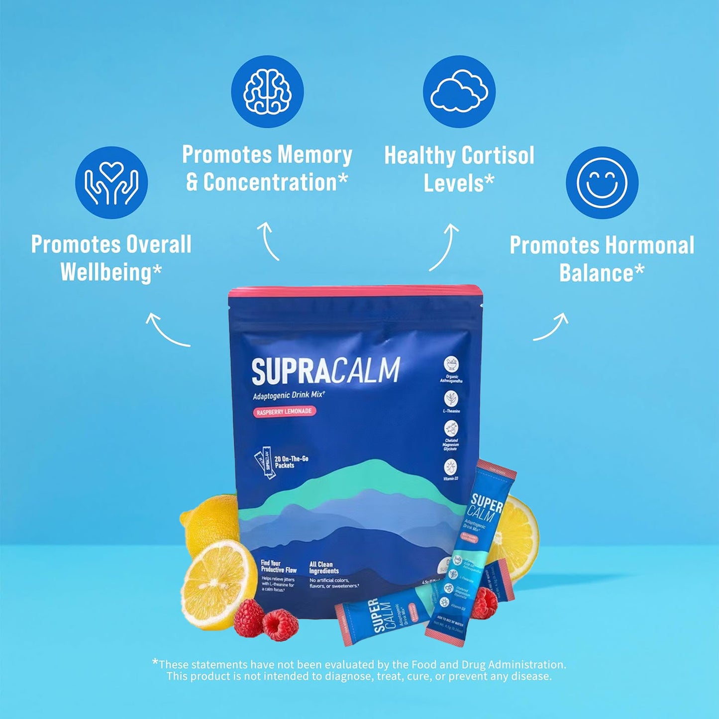 Nello Supercalm Drink Mix
Sugar-free powdered drink with L-Theanine, KSM-66 & Magnesium for calm & clarity.