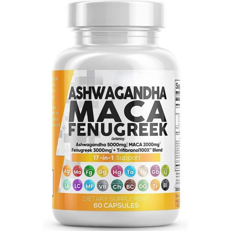 Ashwagandha + Maca Vegan Capsules
Daily adaptogenic support for stress, energy, and hormone balance.