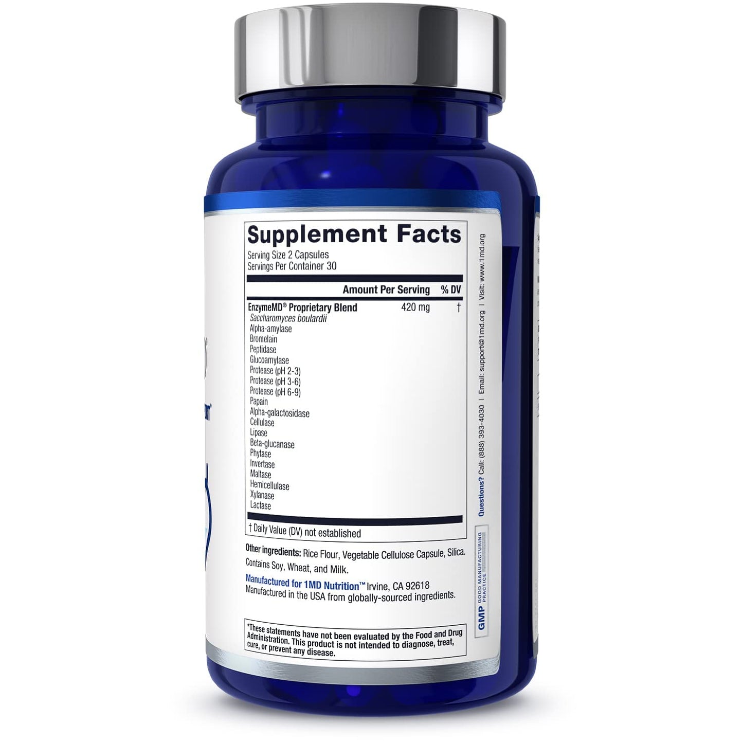 1MD EnzymeMD – 18 Digestive Enzymes for Bloating & Gas Relief – 2 Pack (68 characters)