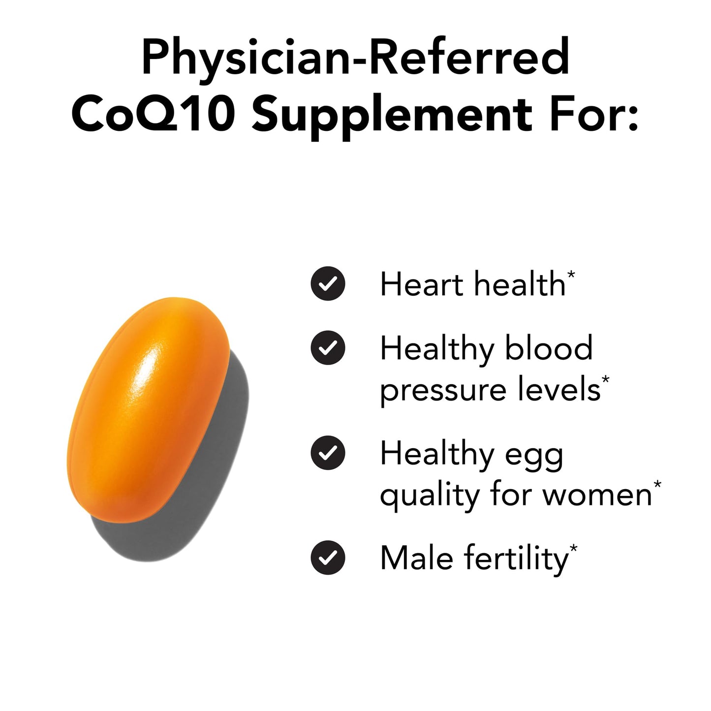 Theralogix NeoQ10 CoQ10 – Heart Health & Fertility Support – 90 Softgels