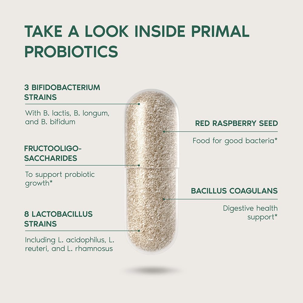 Primal Harvest Probiotics – 12-Strain Gut, Digestive & Immune Support