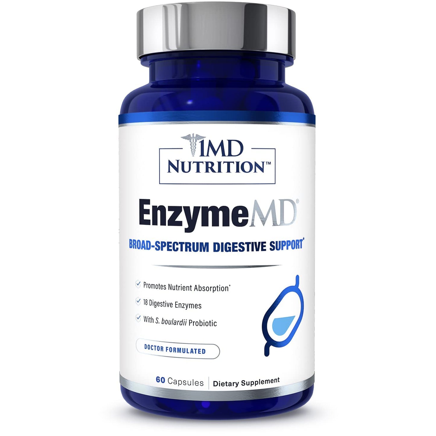 1MD EnzymeMD – 18 Digestive Enzymes for Bloating & Gas Relief – 2 Pack (68 characters)