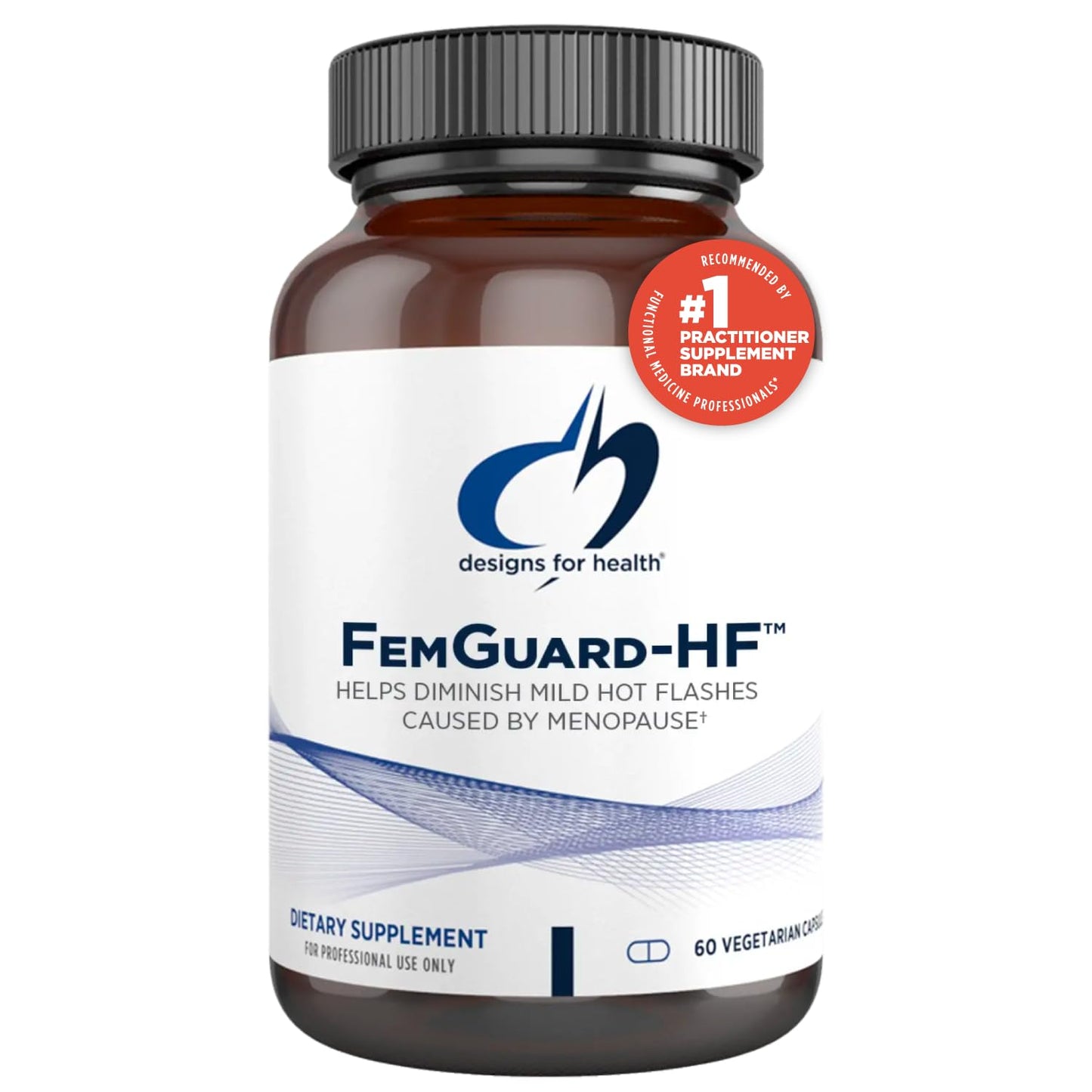 Designs for Health FemGuard-HF - Help Diminish Mild Menopause Hot Flashes - Peri & Menopause Supplements for Women to Support Healthy Aging, Hormonal Balance & Bone Health (60 Capsules)