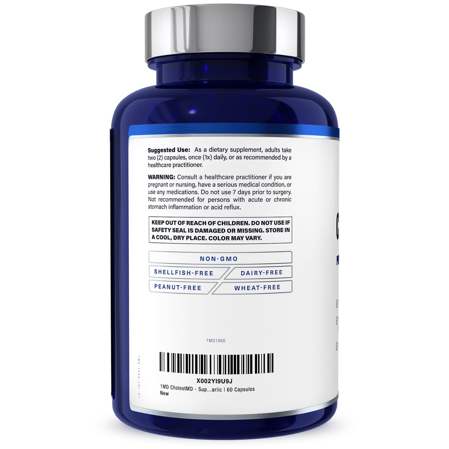 1MD CholestMD – Heart & Cholesterol Support with Bergavit – 60 Ct (67 characters)
