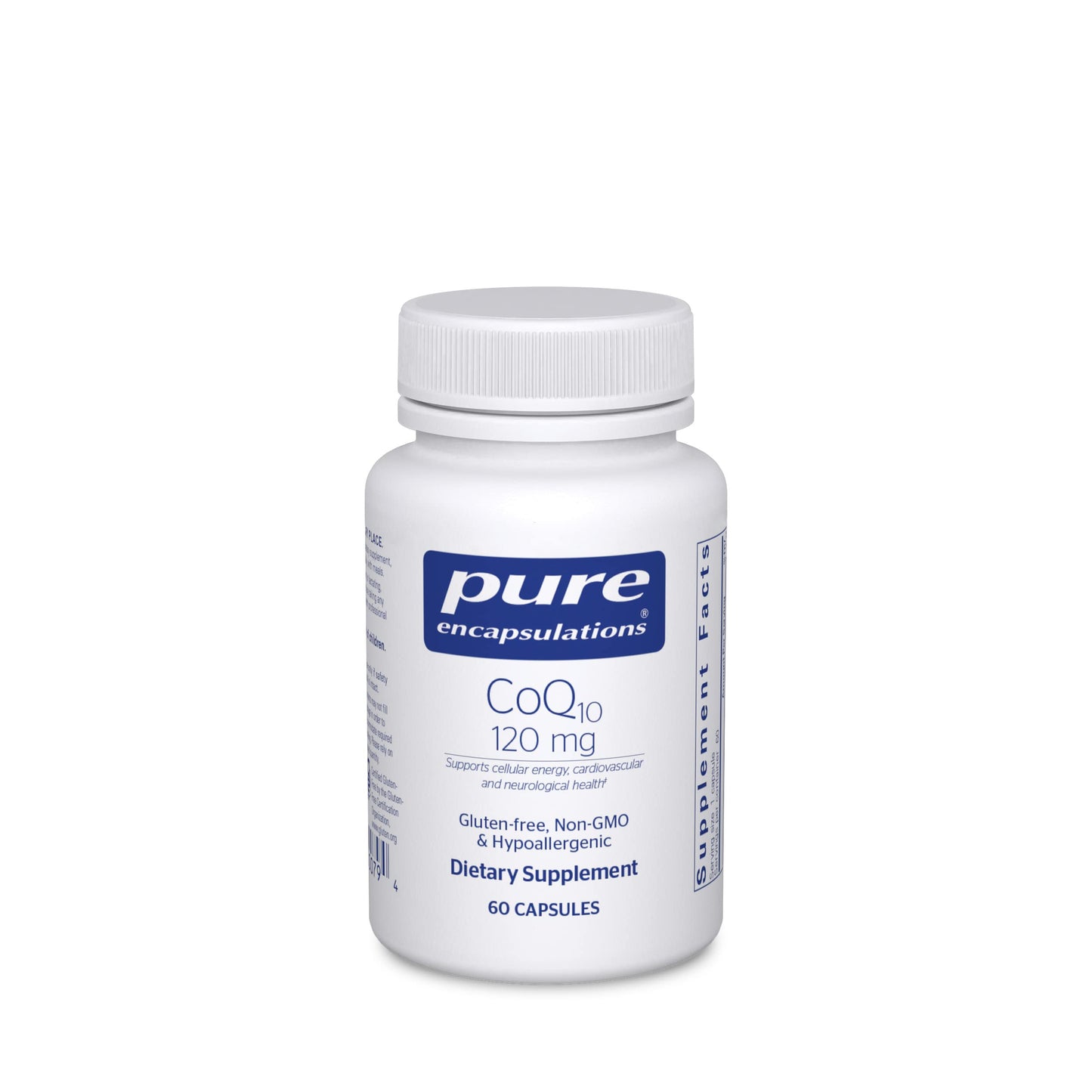 Pure Encapsulations CoQ10 120 mg – Heart, Brain & Energy Support 60 Ct
