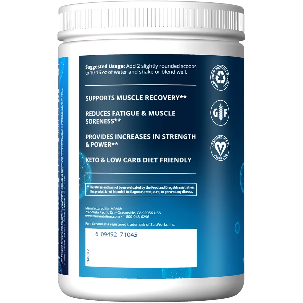 MRM Reload BCAA+G – Island Fusion, 9.6g Aminos, CarnoSyn®, Keto Support