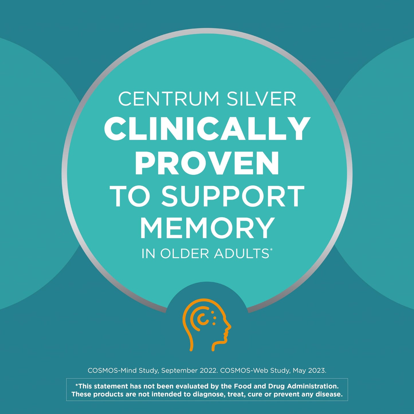 Centrum Silver Men’s 50+ Multivitamin – Brain, Heart & Immune Support 100 Ct