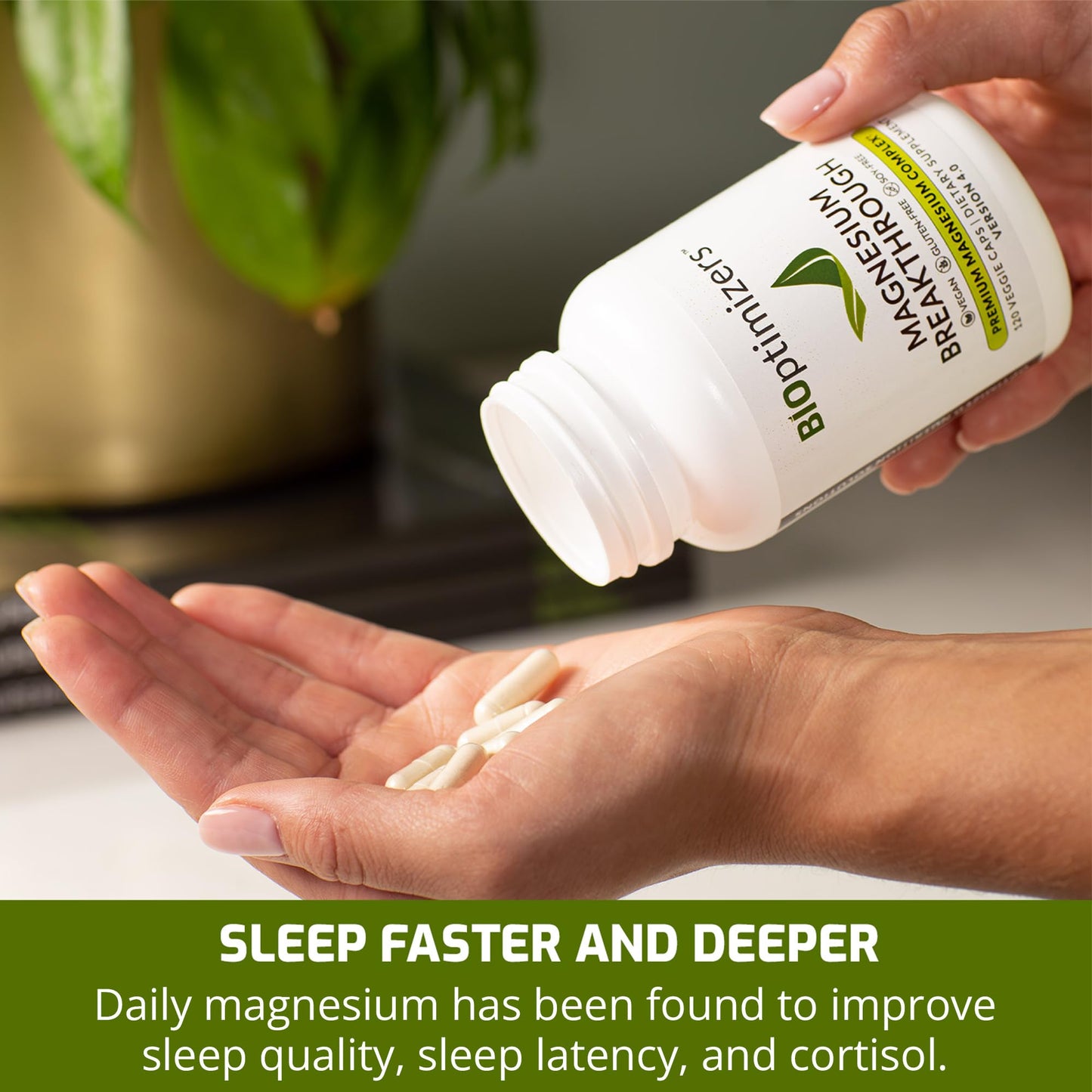 BiOptimizers Magnesium + MassZymes – Sleep, Brain & Digestion Aid