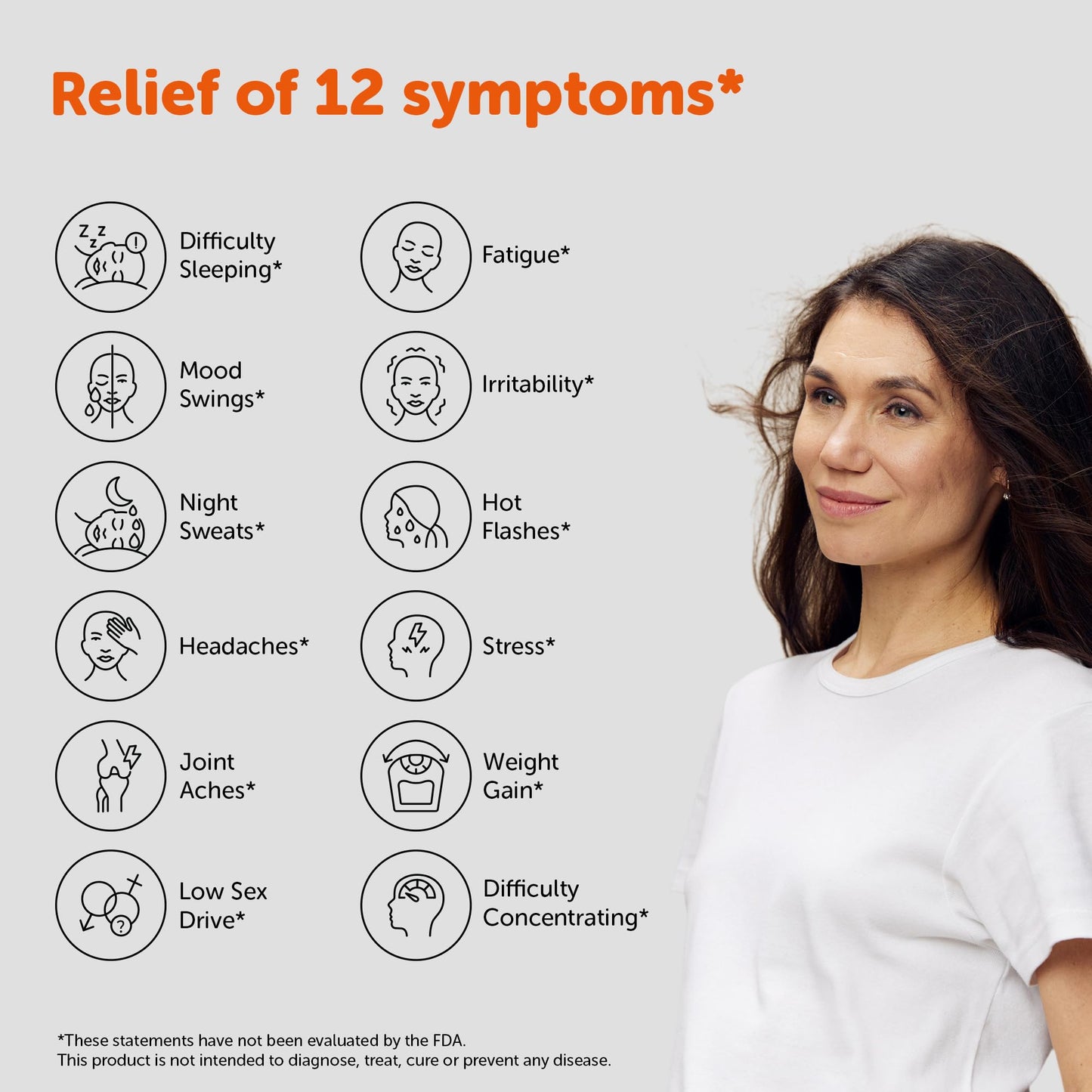 Amberen: Safe Multi-Symptom Menopause Relief. Clinically Shown to Relieve 12 Menopause Symptoms: Hot Flashes, Night Sweats, Mood Swings, Low Energy and More, 3 Month Supply