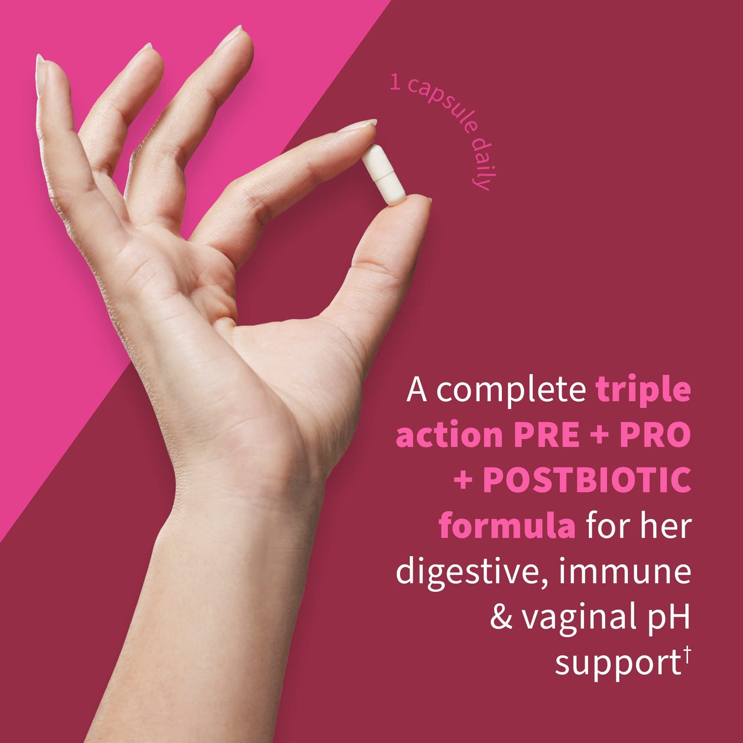 Garden of Life 3-in-1 Women’s Probiotic – Gut, Immune & Vaginal Health