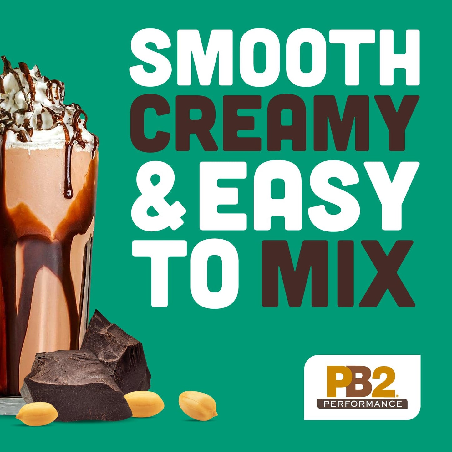 PB2 Vegan Protein Powder – Peanut Cocoa, 20g Protein, 2lb