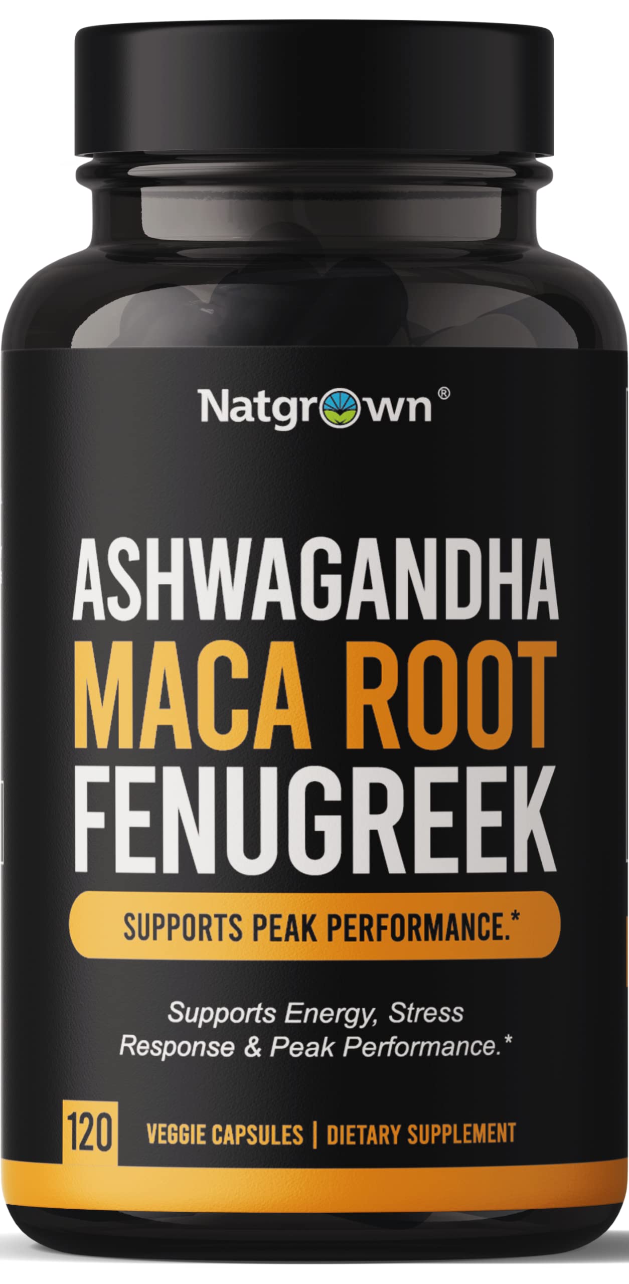 Natgrown Ashwagandha Maca Fenugreek – Hormone & Energy Support