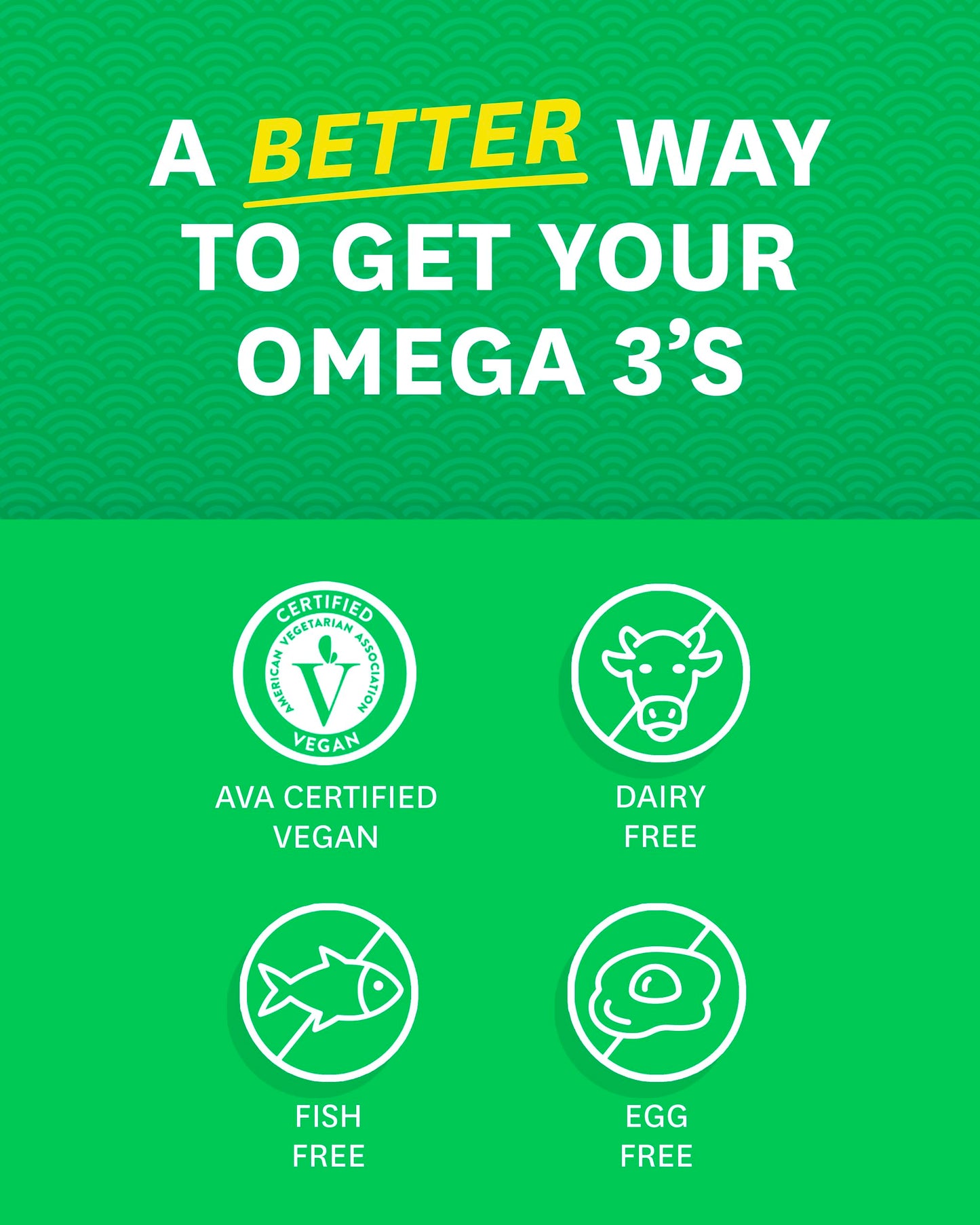 Zenwise Vegan Omega-3 – Algae Oil DHA & EPA, Heart & Joint Support, 120 Ct