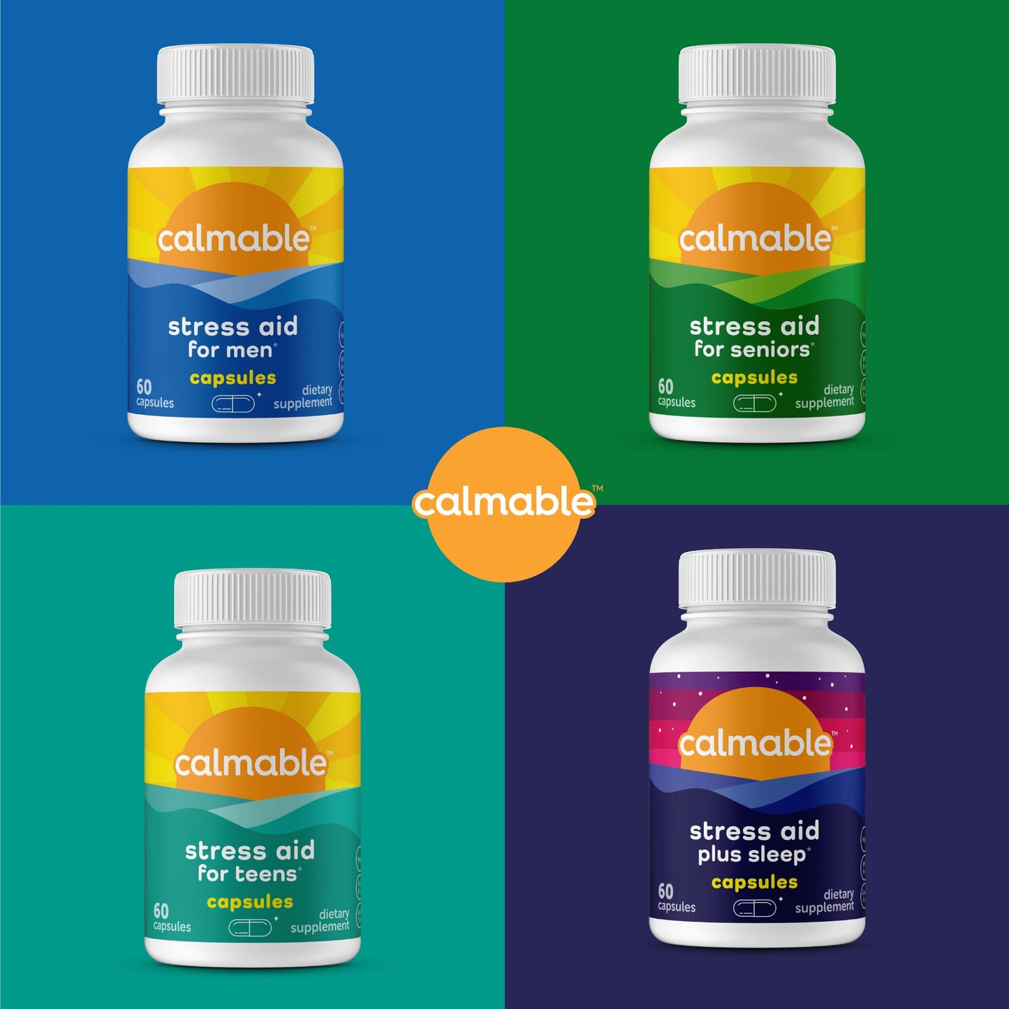 Calmable Stress Relief for Women – GABA, 5-HTP & Ashwagandha