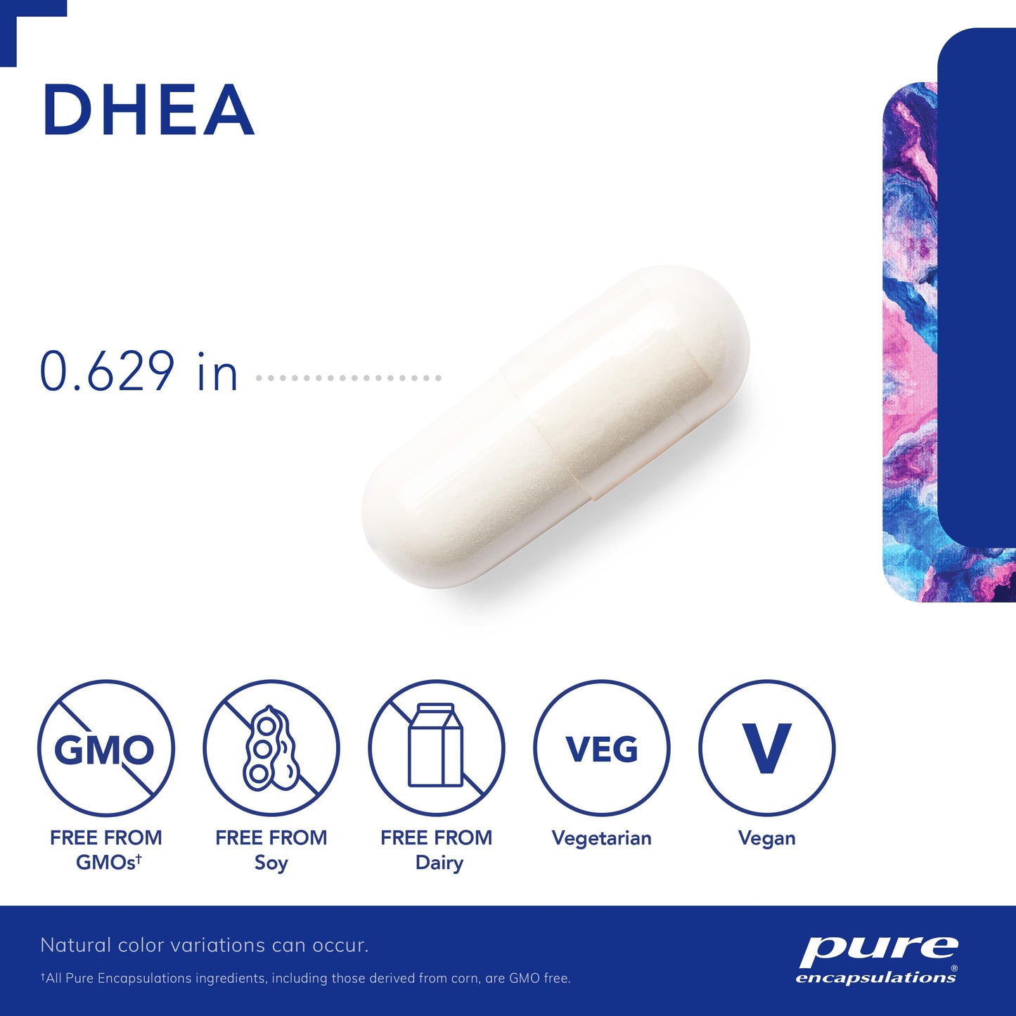 Pure Encapsulations DHEA 10 mg - Adrenal Supplement for Immune Support, Metabolism & Hormone Balance - with Micronized DHEA - 180 Capsules
